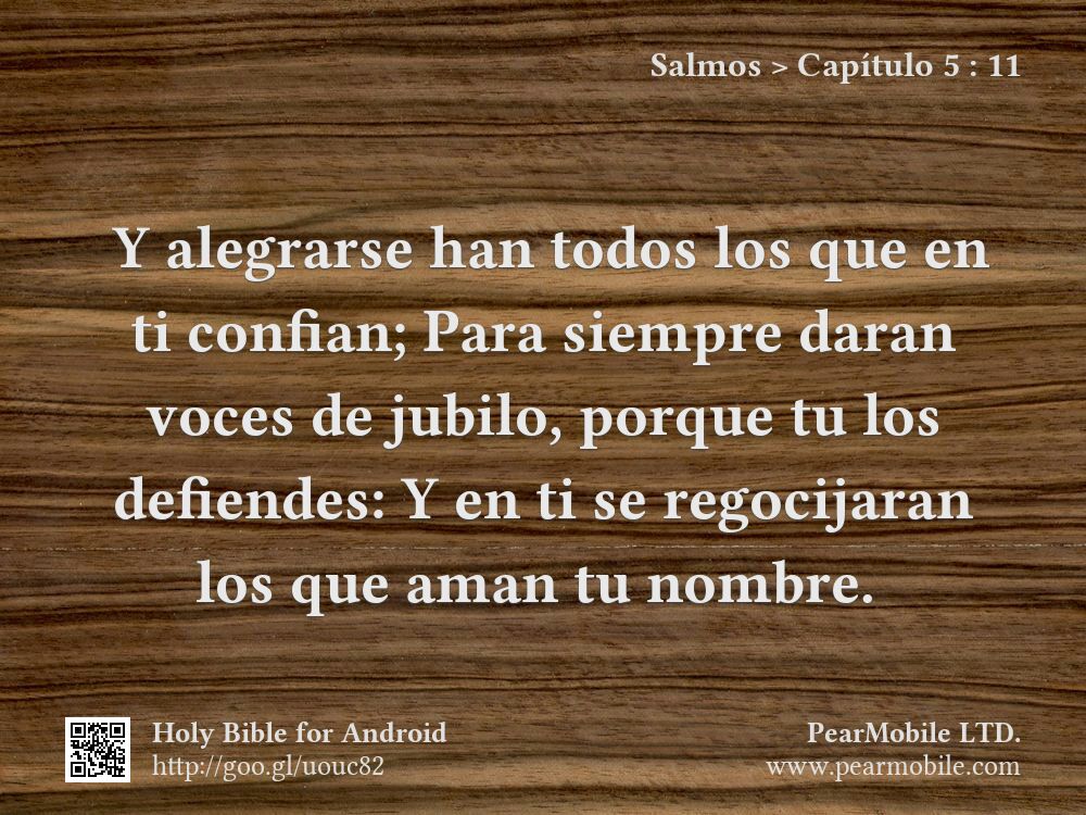 Salmos, Capítulo 5:11